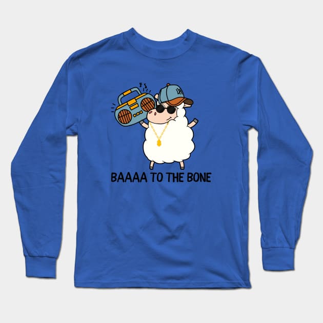 Baa to the Bone Long Sleeve T-Shirt by Unique Treats Designs